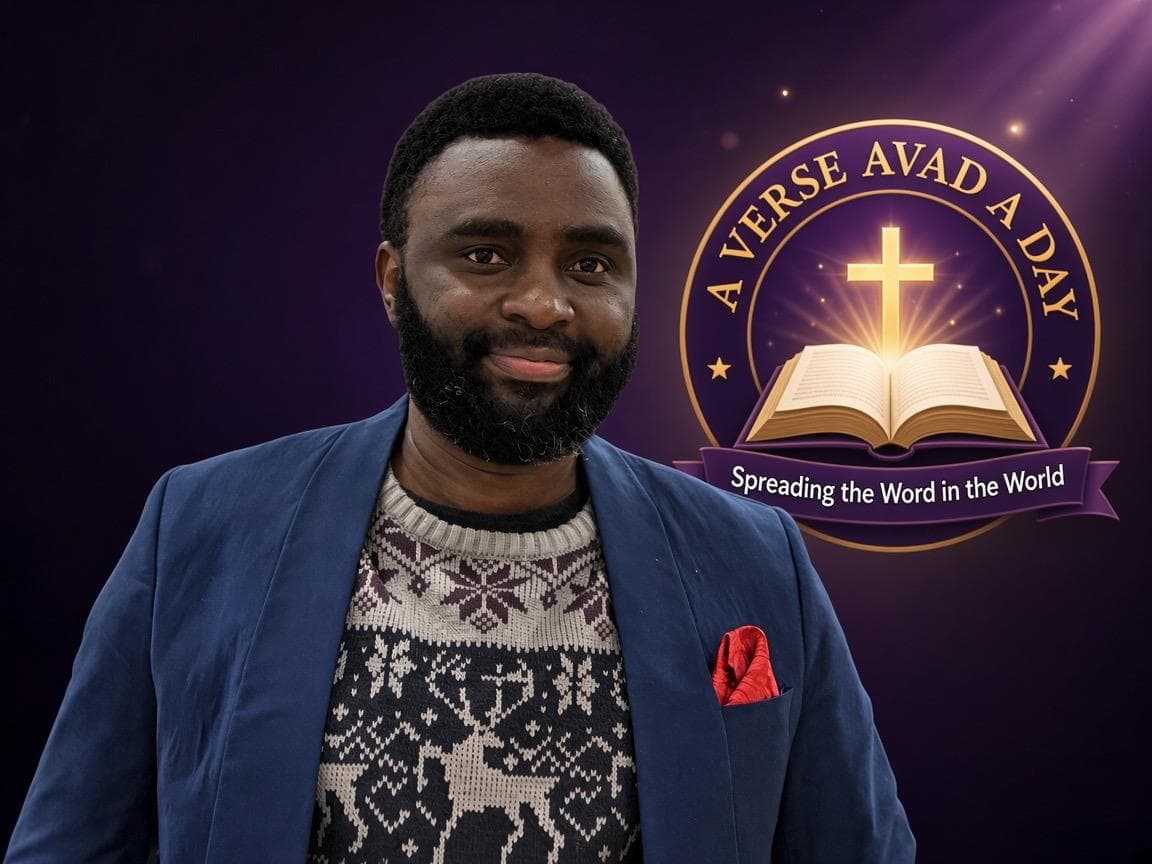Samson Fayoyiwa, founder of A Verse A Day