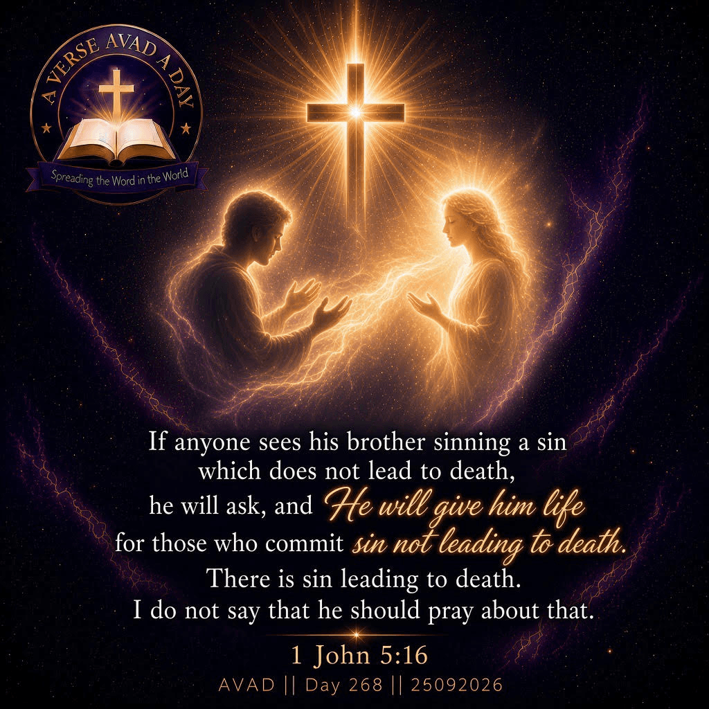 Restoring others || AVA Day 269 || 1 John 5:16