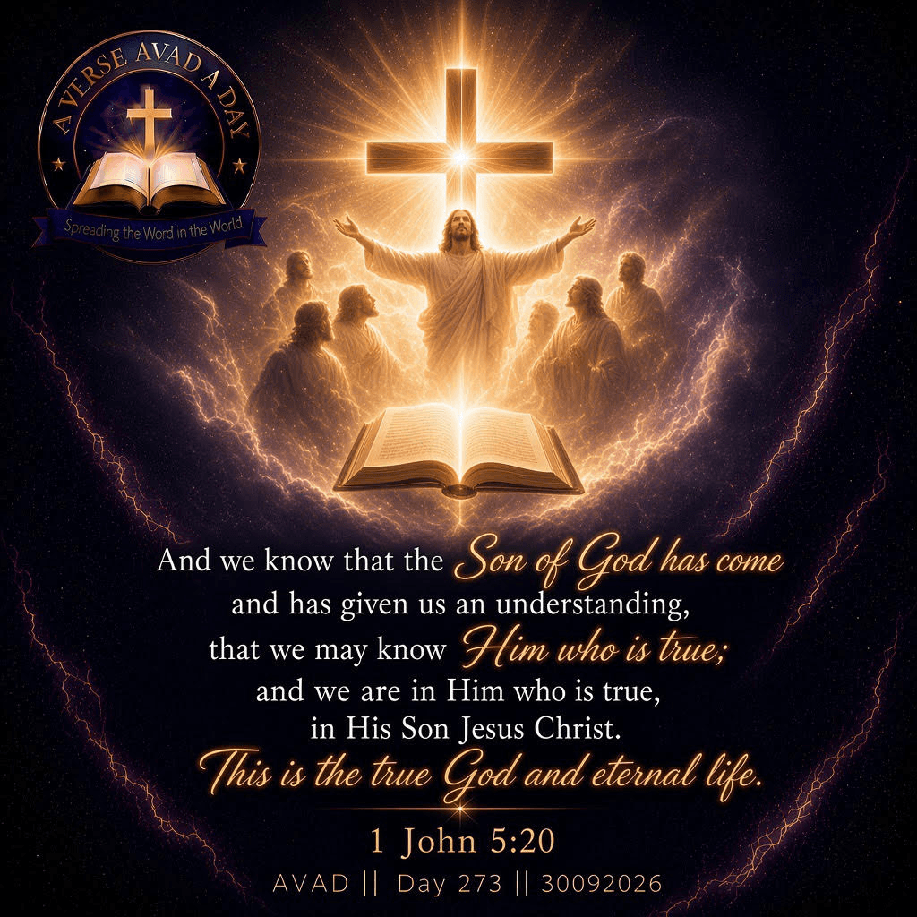 Reason for Christ's coming || AVAD Day 273 || 1 John 5:20